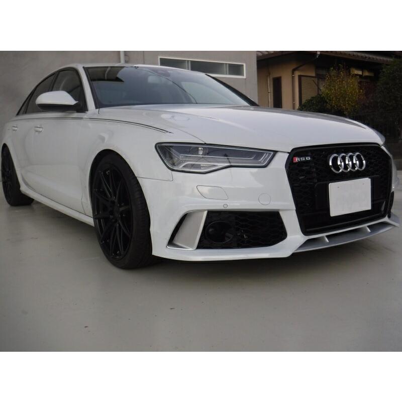 [MARVIN(マーヴィン)社製]RS6ルック エアロキット(フロントバンパー＆グリル) エンブレム付き AUDI アウディ A6 C7 エアロ カスタムパーツの画像