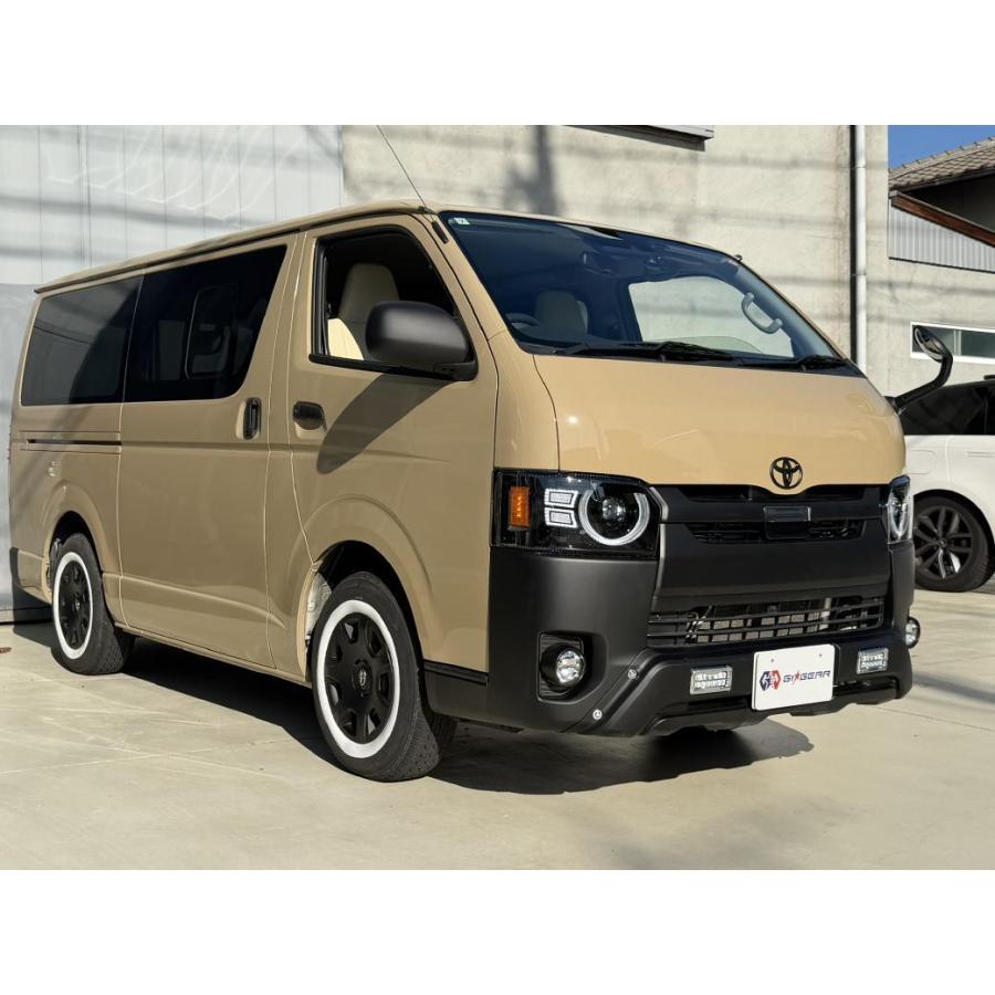 GI★GEAR フルLEDヘッドライト 丸目キット 丸目ヘッドライト 車検対応  ハイエース 200系 4型 5型 6型 7型 ナロー ワイド兼用 2004-の画像