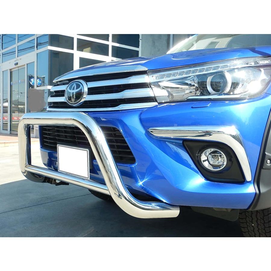 ハイラックス HILUX GUN125 グリルガード バンパーガード 後期用 ハイラックス GI☆GEAR ブルバー ブッシュバー バンパーガード TOYOTA