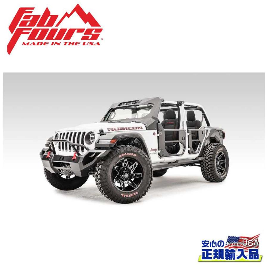 FAB FOURS(ファブフォース)正規品]フロント ハーフチューブドア Jeep 