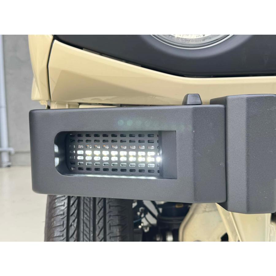ジムニー JROAD 正規品 アルミメタルフロントバンパー LEDフォグ 
