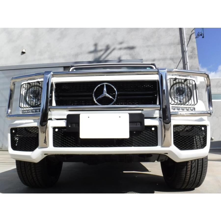 GI☆GEAR フロントグリルガード バンパーガード ステンレス Mercedes
