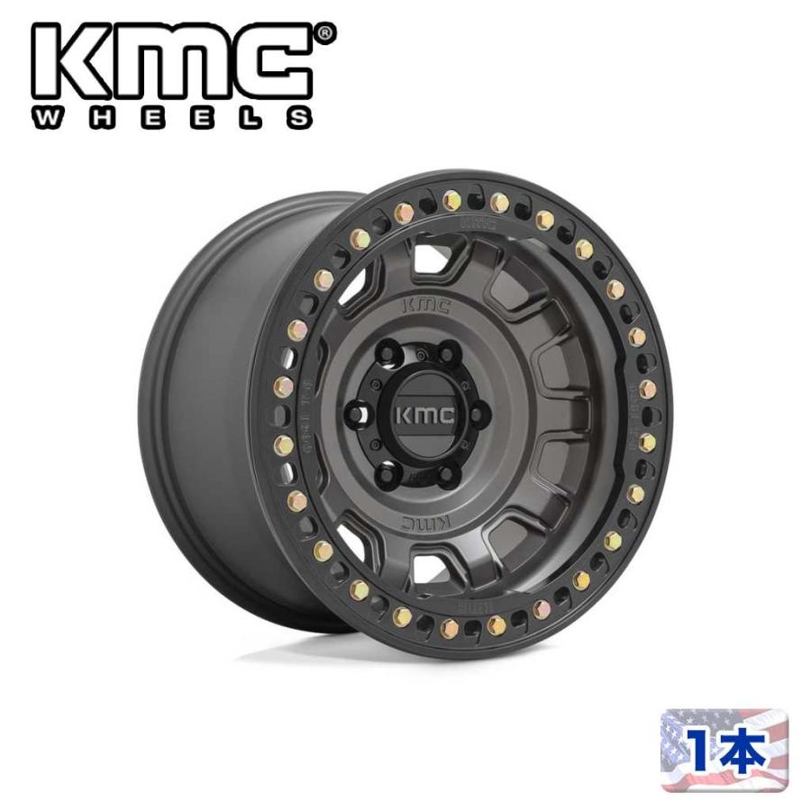 KMC [KMC 日本販売代理店]17インチアルミホイール 1本 KM236 TANK