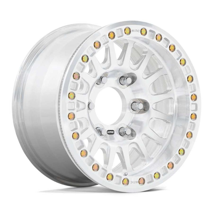 [KMC 正規品]18インチホイール 1本 KM445 IMPACT FORGED BEADLOCK 18×9 6H 165.1 +25 CB108 RAW MACHINED/KM445DX18909125の画像