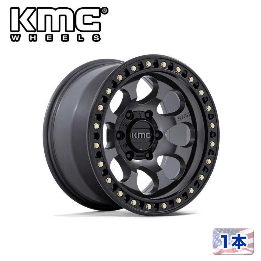 KMC [KMC(ケーエムシー)] 17インチ ホイール 1本 KM550 RIOT SBL 17×9J