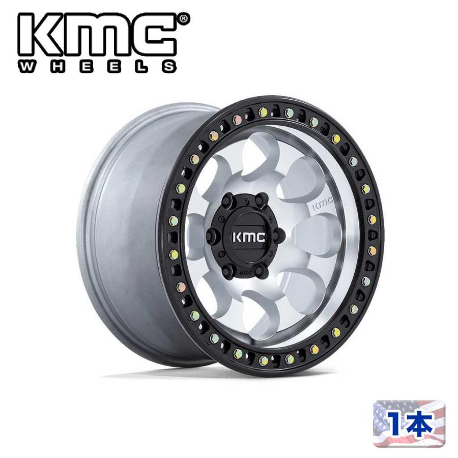 mamujfkMINIのアルミ17インチホイール1本 KMC [KMC(ケーエムシー)] 17インチアルミホイール 1本 KM550 RIOT SBL