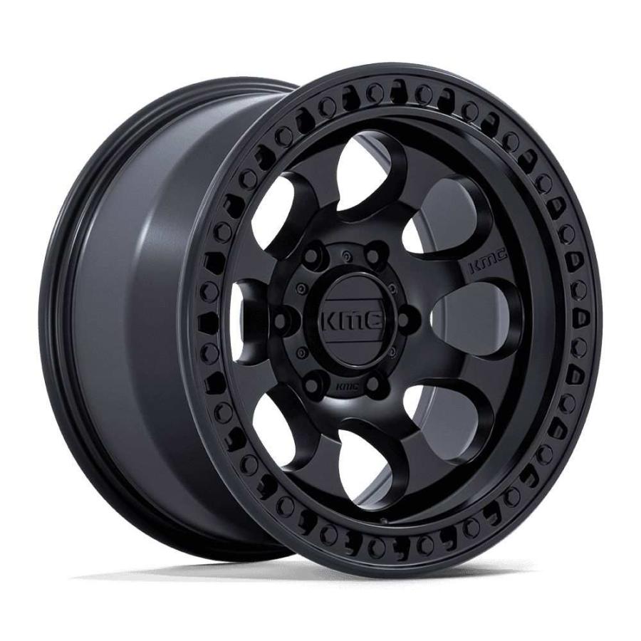 KMC [KMC(ケーエムシー)] 18インチアルミホイール 1本 KM550 RIOT SBL