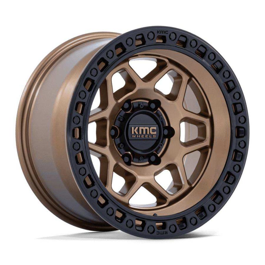 KMC 正規品]17インチ アルミホイール 1本 KM553 TORX マットブロンズ