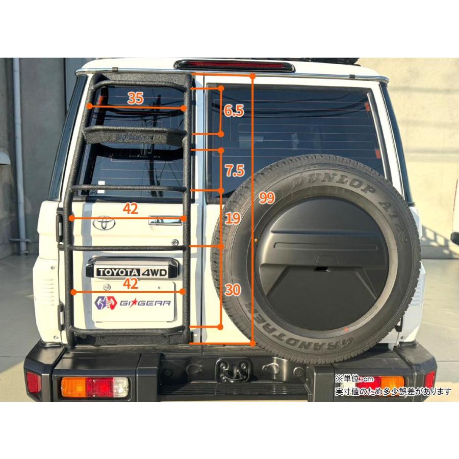 ランドクルーザー [GI☆GEAR社製] ロゴ切り抜き リアラダー/はしご 