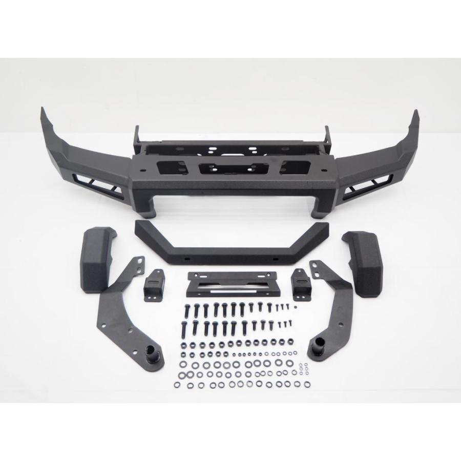 ウィンチ付きフロントバンパー　jb23 ワイルドグース ジムニー JB23 クロカンウインチバンパー