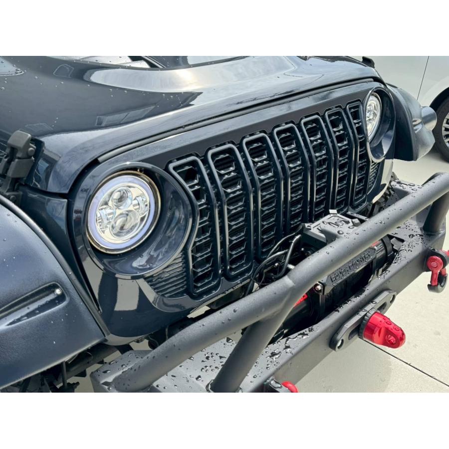 GI☆GEAR 社製] 2024年モデル JLルック フロントグリル Jeep Wrangler