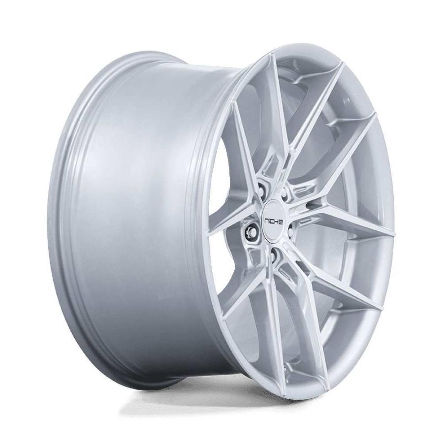 [NICHE 正規品]19インチ アルミホイール 1本 NC279 PRODIGY 5 シルバー/マシーンドフェイス 19×9.5 5H 114.3 +25 CB72.56/NC279SD19951225の画像