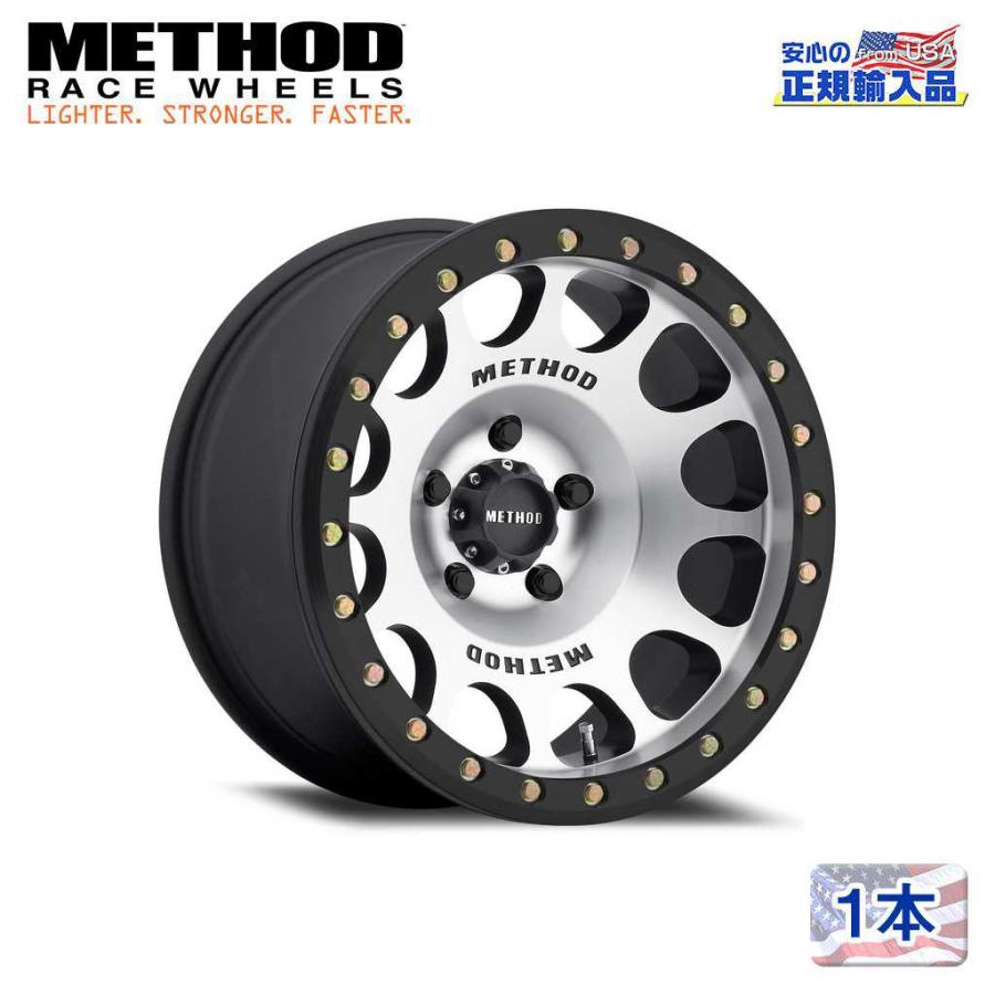 Method メソッド 正規代理店]17インチアルミホイール 1本 MR105 