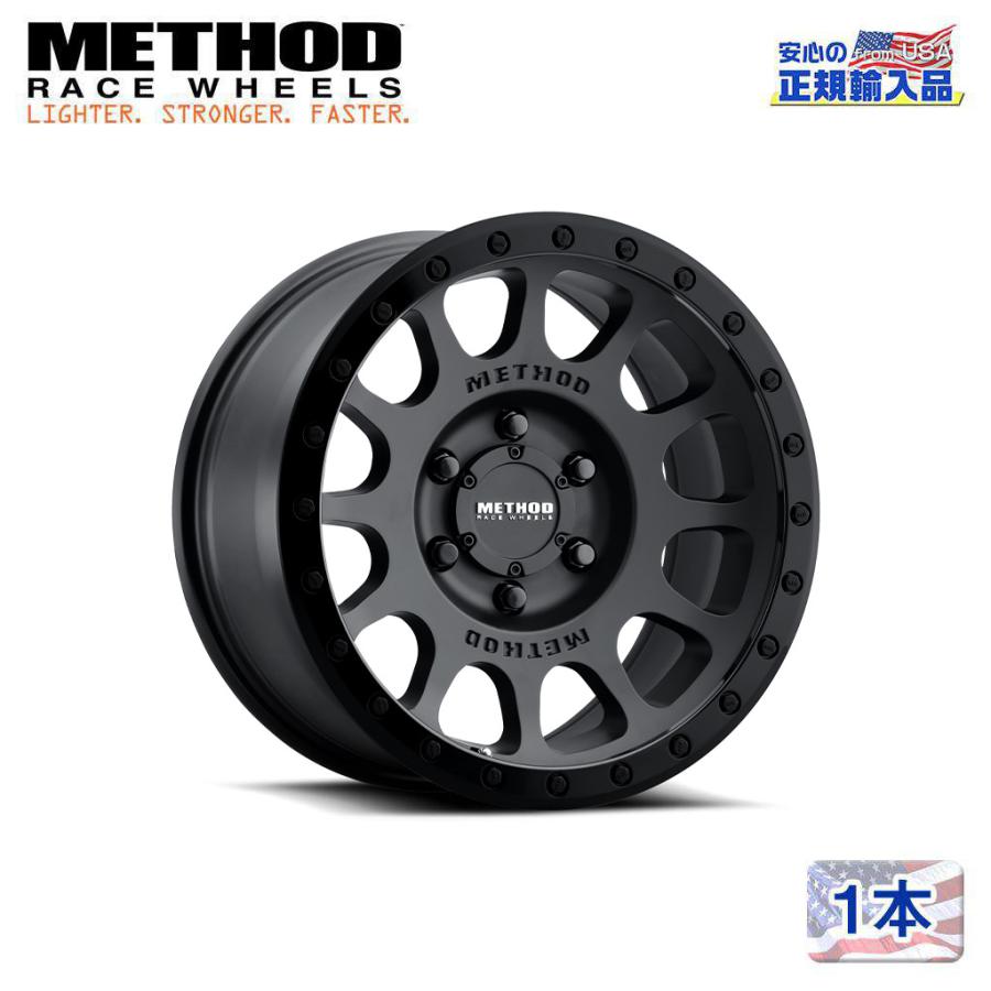 METHOD 16インチ ホイールマットブラック　メソード　メソッド　MR305 Method(メソッドレース)正規代理店]16インチアルミホイール 1本 MR305