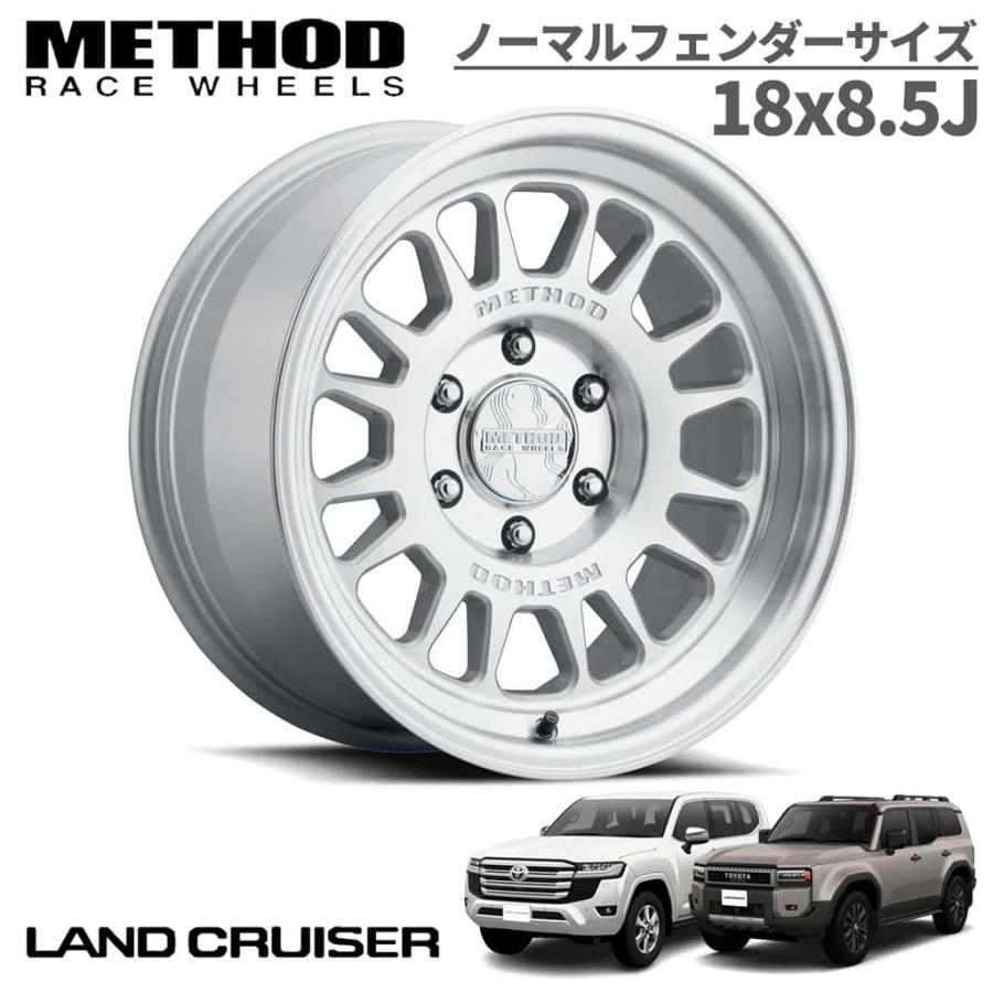 Method メソッド] 18インチアルミホイール 1本 MR318 18×8.5J +40