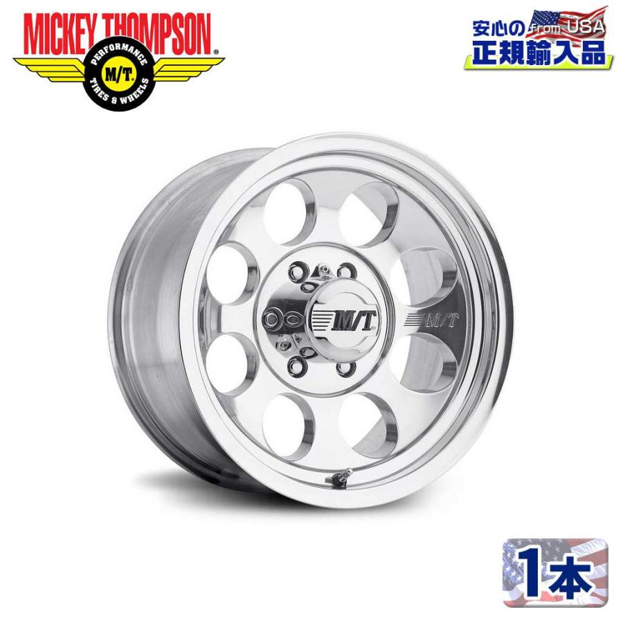 MICKEY THOMPSON ミッキートンプソン]15インチアルミホイール 1本 