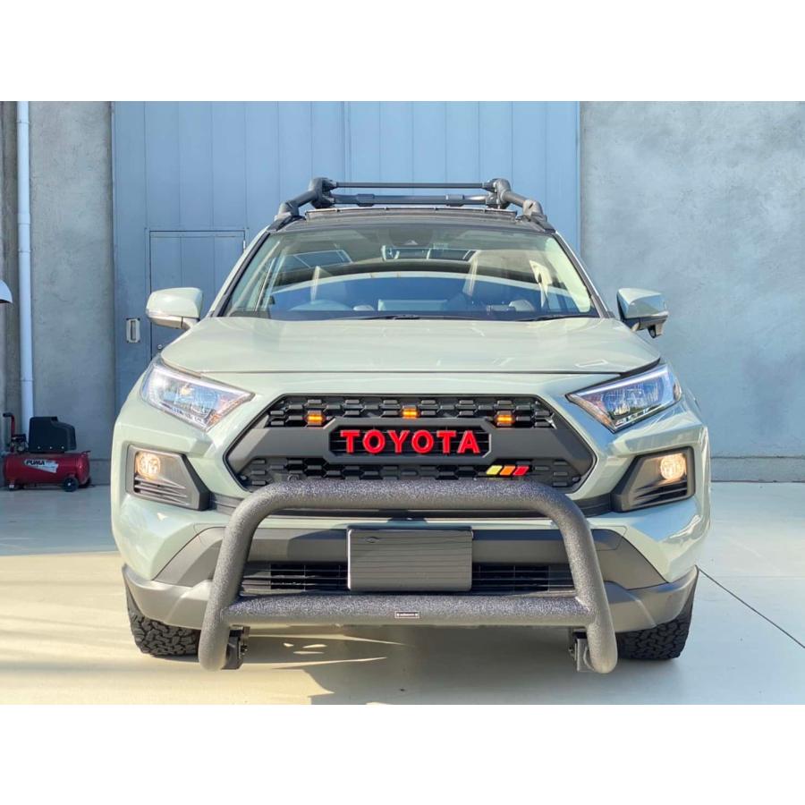 GI☆GEAR タコマグリル TOYOTAレターグリル (純正交換タイプ) LED付き
