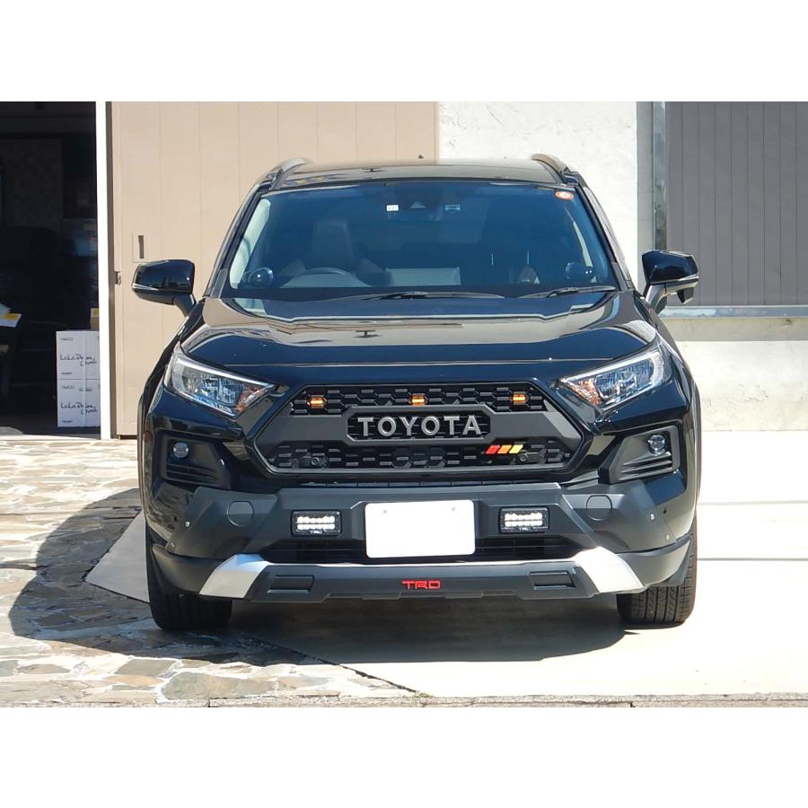 GI☆GEAR タコマグリル TOYOTAレターグリル (純正交換タイプ) LED付き