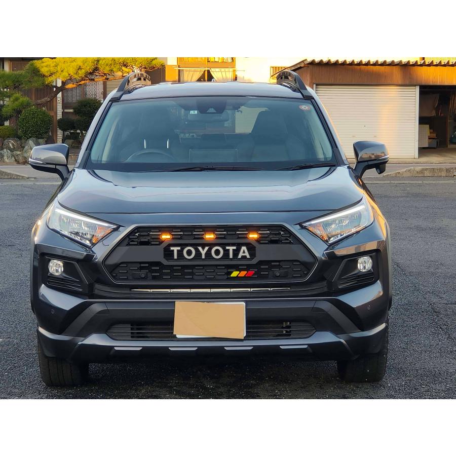 GI☆GEAR タコマグリル TOYOTAレターグリル (純正交換タイプ) LED付き