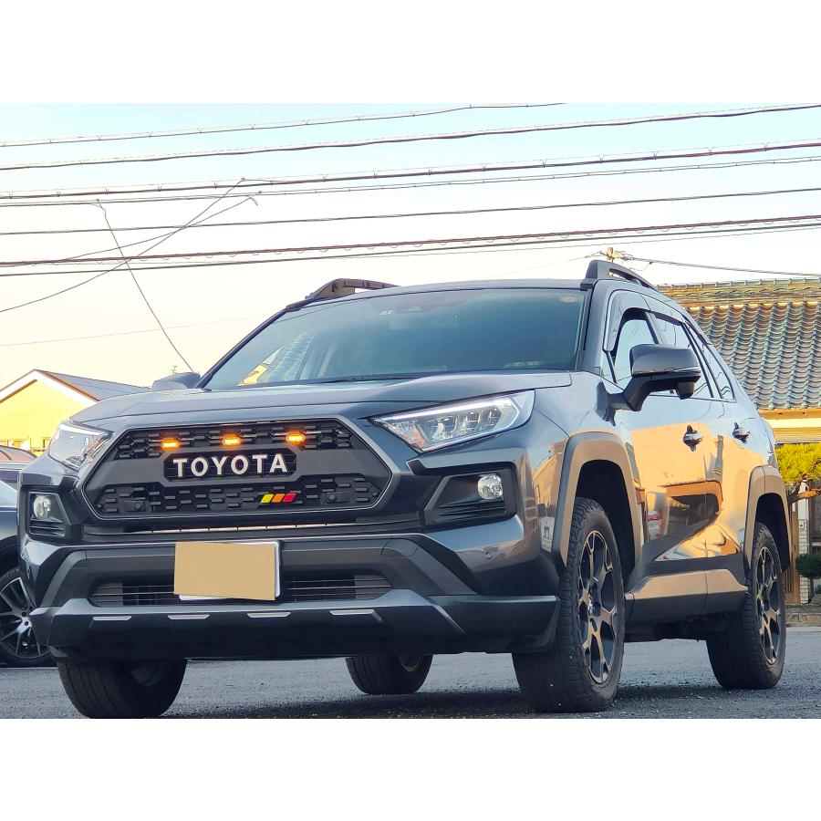 GI☆GEAR タコマグリル TOYOTAレターグリル (純正交換タイプ) LED付き