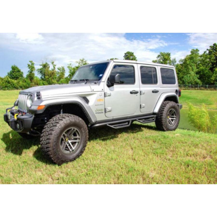 N-FAB エヌファブ]ナーフステップ 2ステップ・ブラック Jeep GLADIATOR 