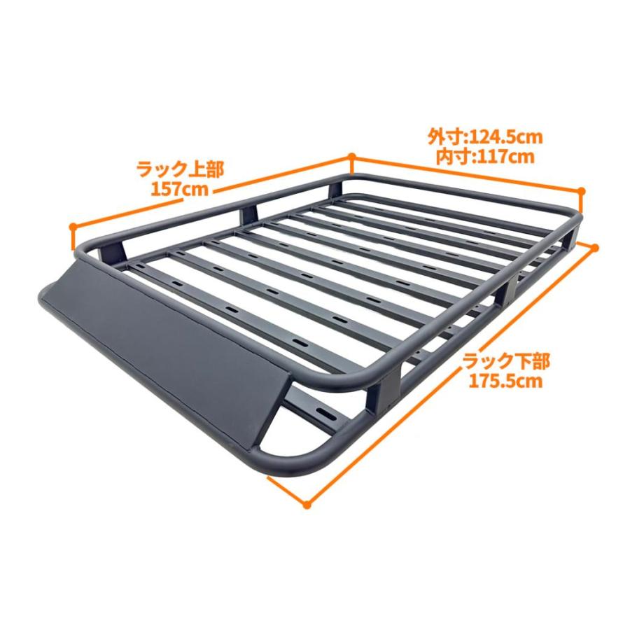 GI☆GEAR ルーフラック アルミ製 耐荷重:150kg 三菱 デリカ D5 前期