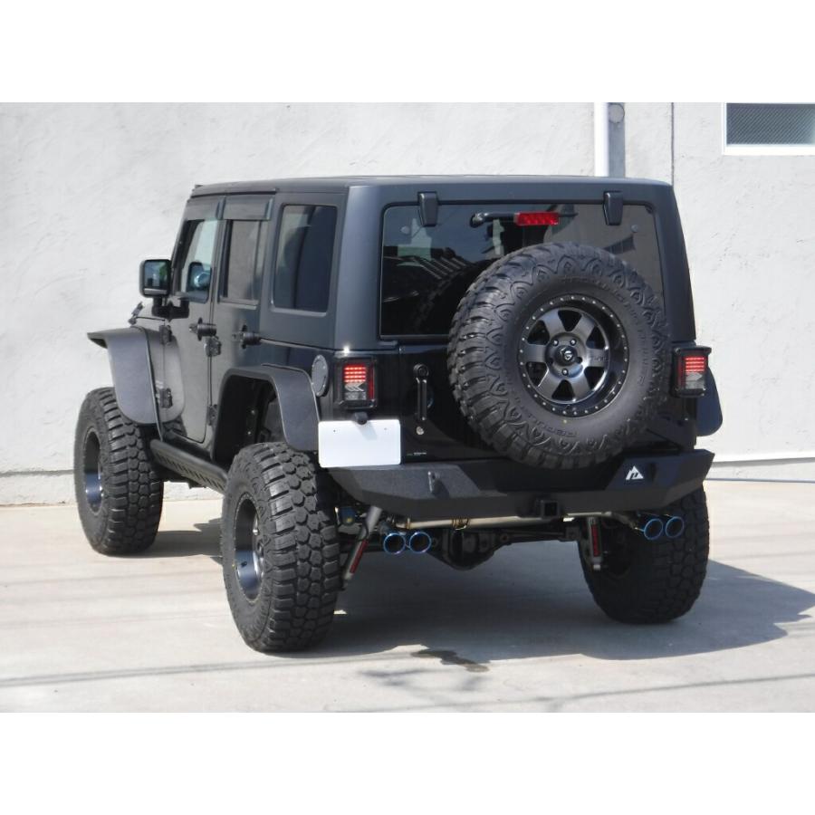 JXCARSIOJP JEEP JK ラングラー H19.3～ 2ドア 4ドア ブラック 2本出し 