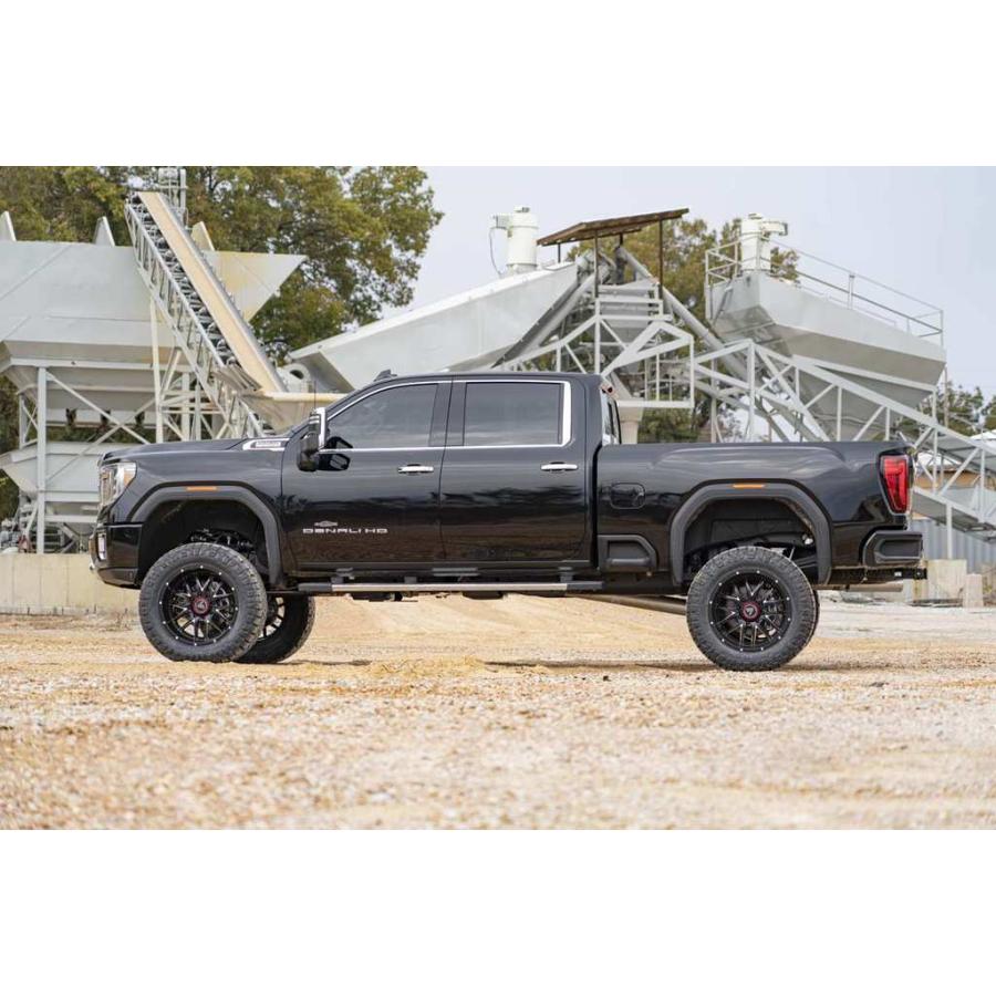 [ROUGH COUNTRY ラフカントリー]7インチリフトアップキット/サスキット M1モノチューブショック付 シルバラード シエラ2500HD/10140の画像