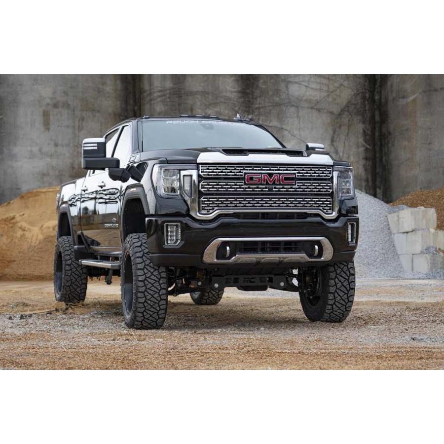 [ROUGH COUNTRY ラフカントリー]7インチリフトアップキット/サスキット M1モノチューブショック付 シルバラード シエラ2500HD/10140の画像