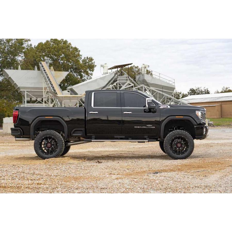 [ROUGH COUNTRY ラフカントリー]7インチリフトアップキット/サスキット M1モノチューブショック付 シルバラード シエラ2500HD/10140の画像
