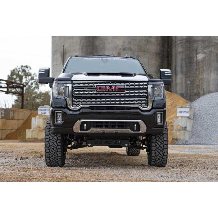 [ROUGH COUNTRY ラフカントリー]7インチリフトアップキット/サスキット M1モノチューブショック付 シルバラード シエラ2500HD/10140の画像