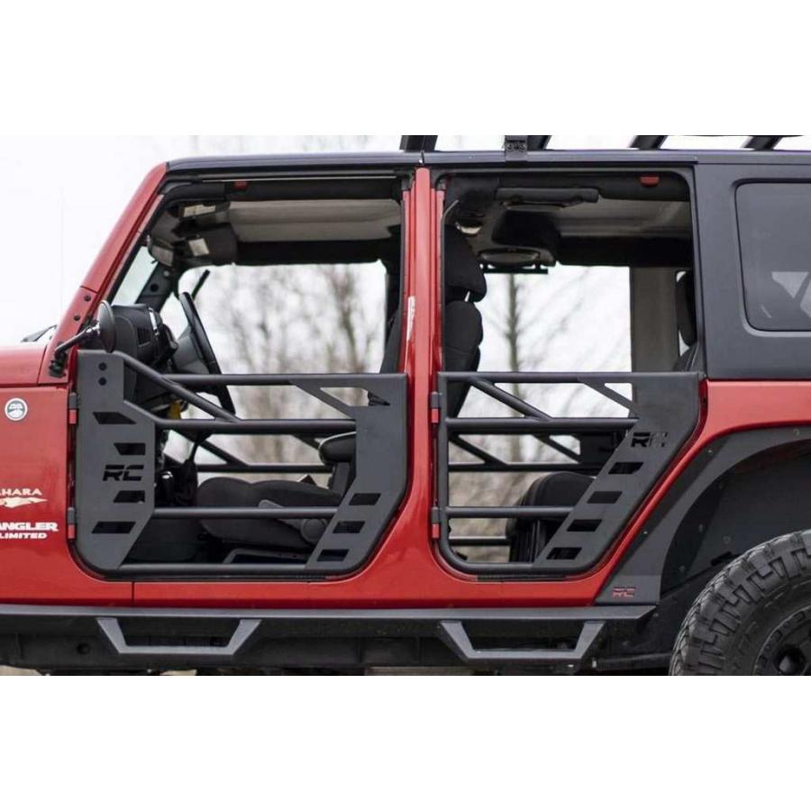 ROUGH COUNTRY(ラフカントリー）チューブドアジープ　ラングラー ROUGH COUNTRY(ラフカントリー)正規品]チューブドア 一台分 Jeep