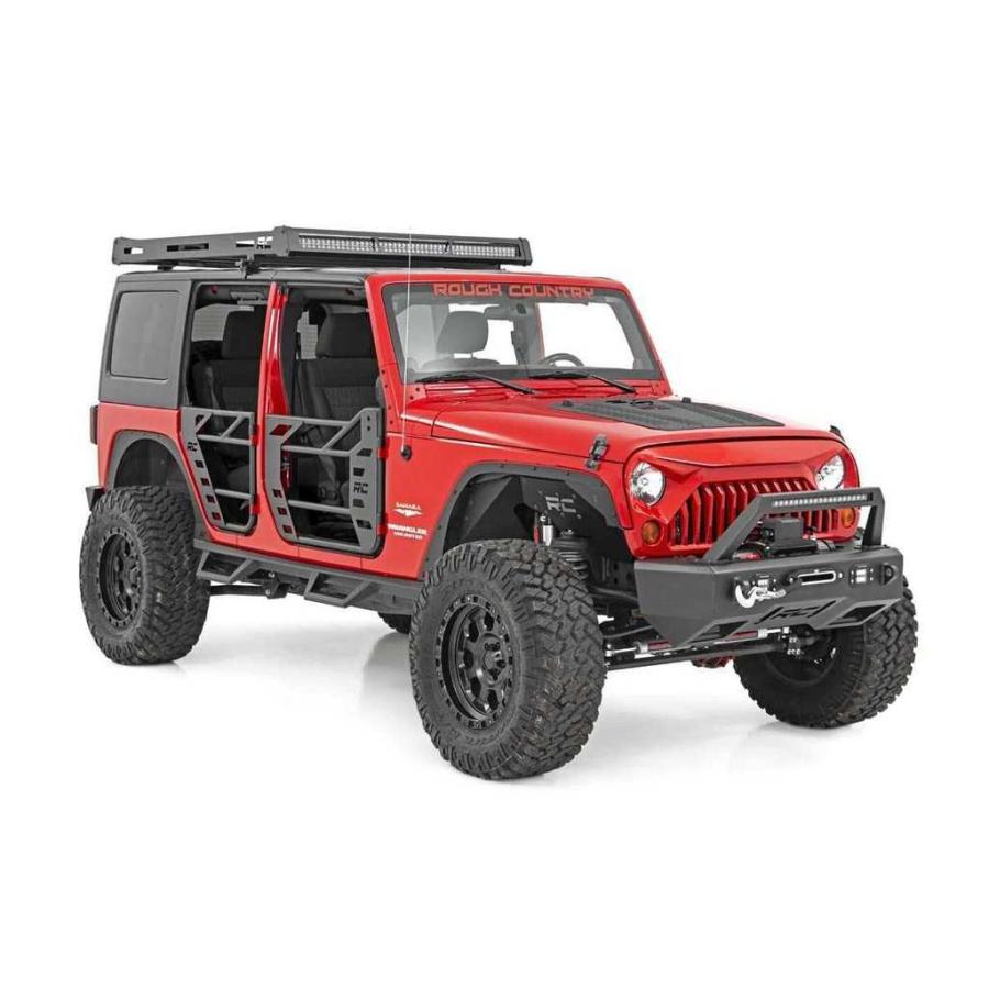 ROUGH COUNTRY(ラフカントリー）チューブドアジープ　ラングラー ROUGH COUNTRY(ラフカントリー)正規品]チューブドア 一台分 Jeep