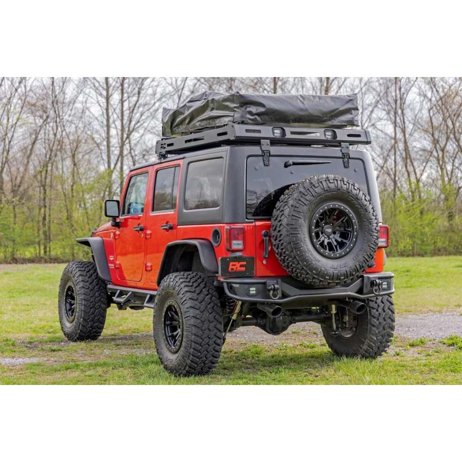 [ROUGH COUNTRY(ラフカントリー)正規品]リアバンパー Jeep Wrangler ジープ ラングラー JK/10649 ...
