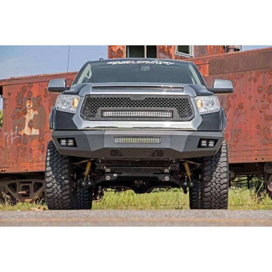 ROUGH COUNTRY(ラフカントリー)正規品]フロントバンパー LEDライト付き