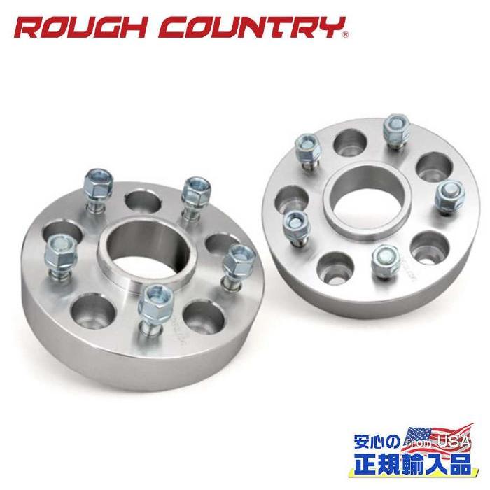 [ROUGH COUNTRY] ホイールスペーサー 厚さ約38mm 2個 ボルトパターン5H PCD127 ジープ コマンダー グランド