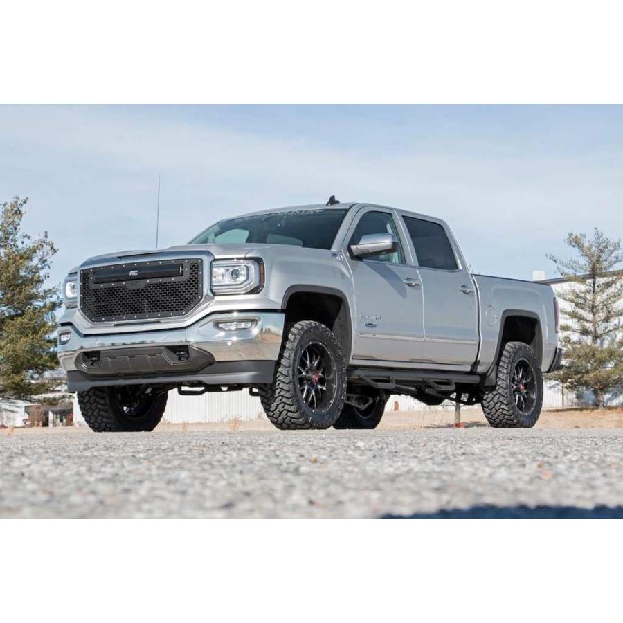 [ROUGH COUNTRY(ラフカントリー)]3.5インチリフトキット キャストアルミ・Vertexコイルオーバー・V2モノチューブ シボレー/GMC 1500/12157の画像