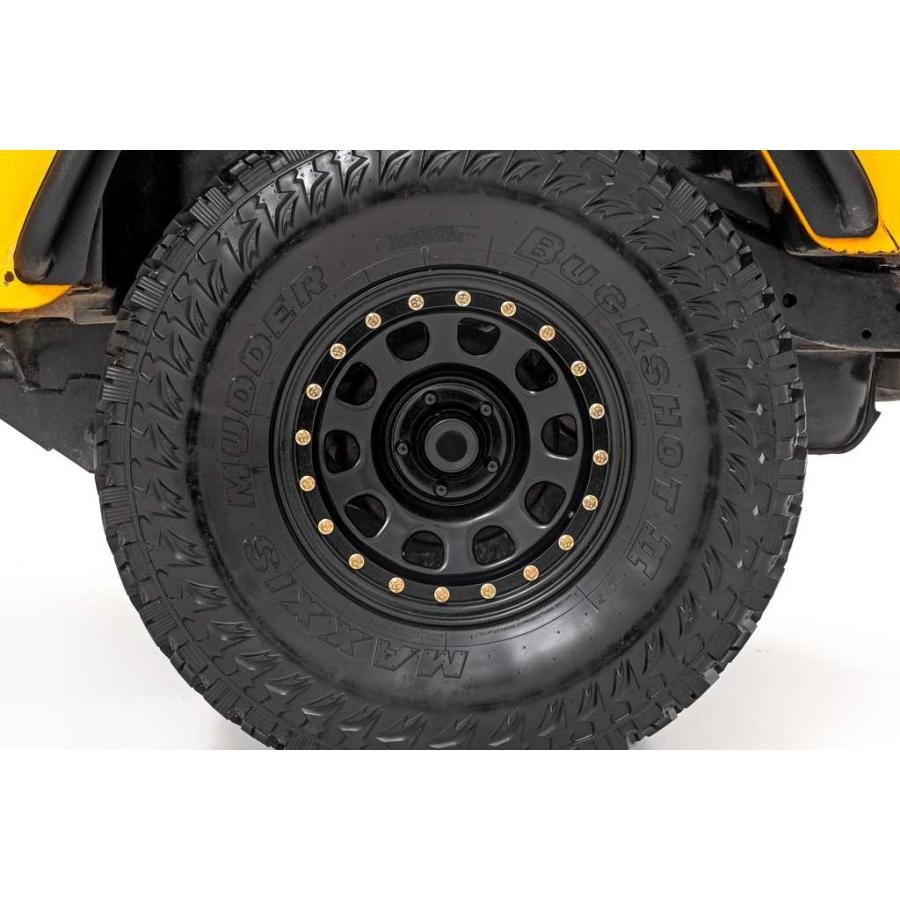 ROUGH COUNTRY 正規品] 15インチスチールホイール 1本 Steel Simulated