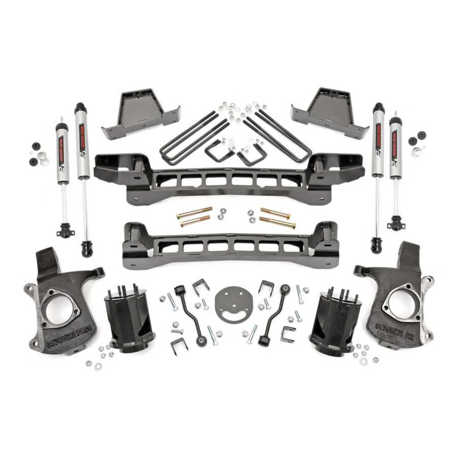 [ROUGH COUNTRY(ラフカントリー)正規輸入総代理店]6インチリフトキット V2モノチューブ シボレー シルバラード/GMC シエラ 1500/23470の画像
