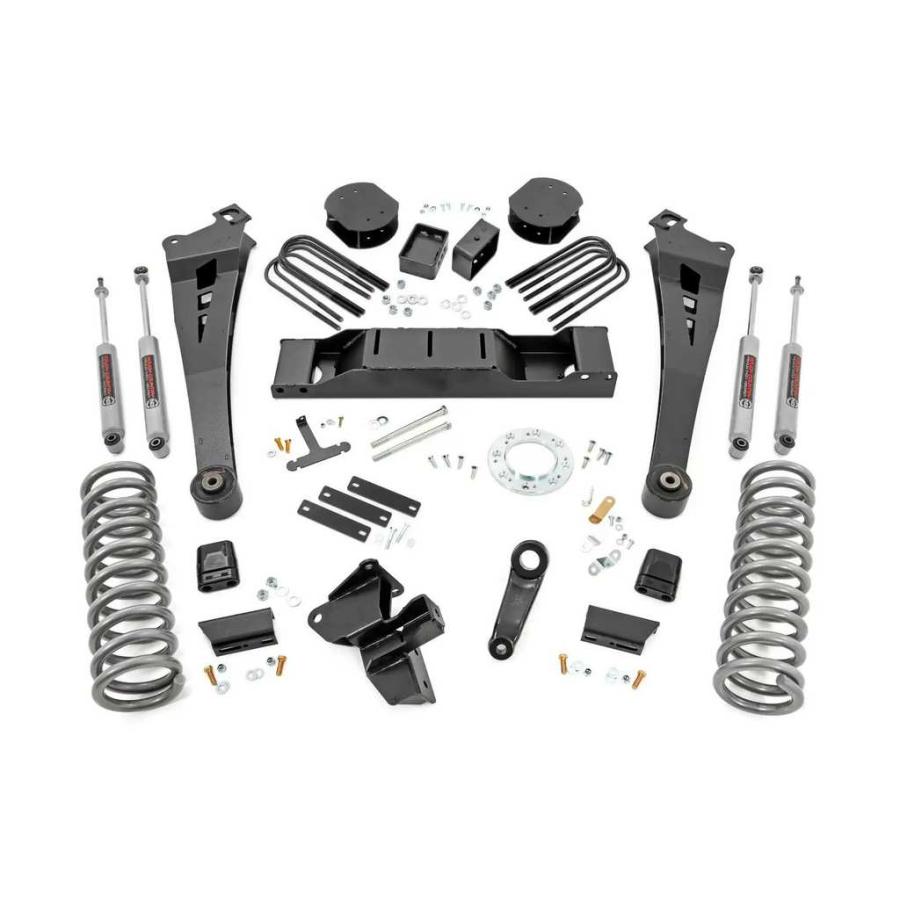 [ROUGH COUNTRY ラフカントリー ]5インチリフトアップキット/サスキット ディーゼル車専用 プレミアムN3ショック付き Ram ラム 3500/38430の画像