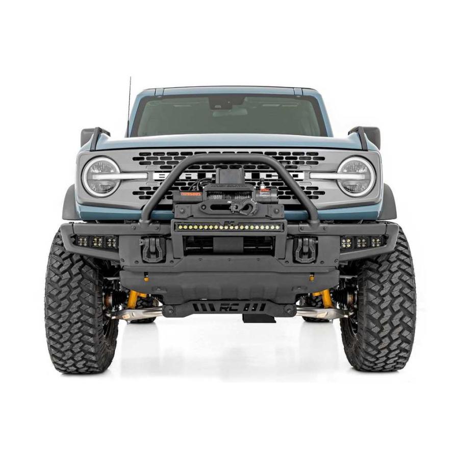 [ROUGH COUNTRY(ラフカントリー)正規品]トリプル LEDフォグランプキット ブラックシリーズ スポットビーム付き フォード ブロンコ/51085の画像