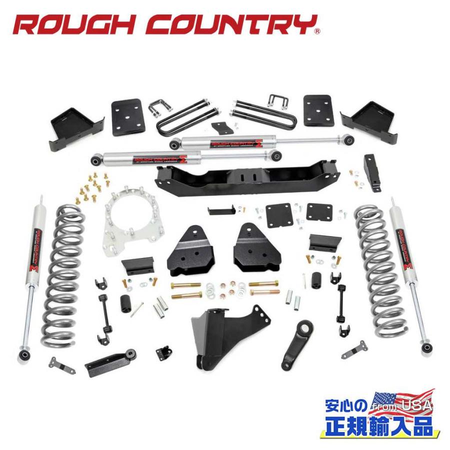 [ROUGH COUNTRY ラフカントリー]6インチリフトアップキット 非純正リアスプリング用 車軸4インチ・Fシャフト無し フォード ...