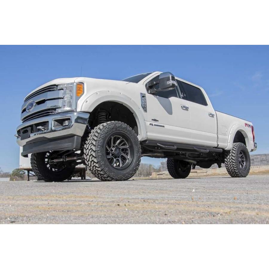 [ROUGH COUNTRY ラフカントリー] 4.5インチリフトアップキット 車軸3.5インチ・M1ショック付き・Fシャフト無し フォード F250 F350/55040の画像