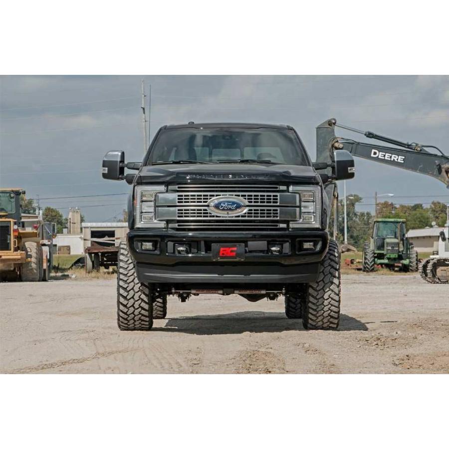 [ROUGH COUNTRY ラフカントリー ]6インチリフトキット 非純正リアスプリング用・車軸3.5インチ・V2モノチューブ フォード/55670の画像