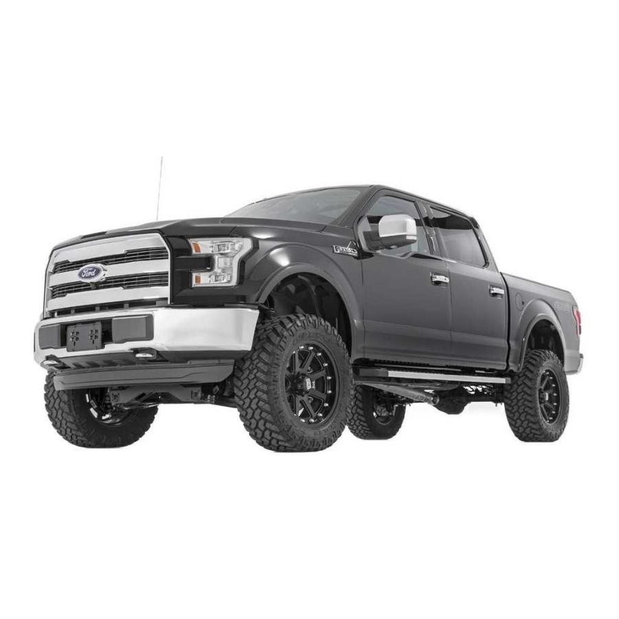 [ROUGH COUNTRY ラフカントリー] 6インチリフトアップキット/サスキット M1モノチューブストラット/リアショック フォード F150 4WD/55740_2