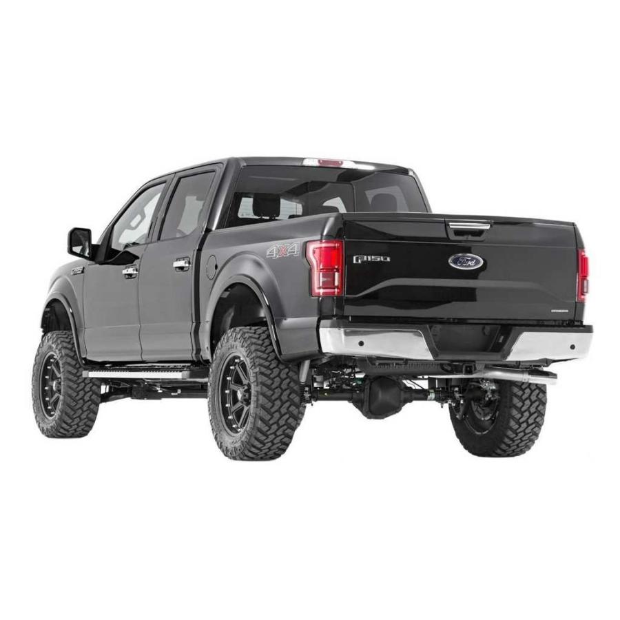 [ROUGH COUNTRY ラフカントリー] 6インチリフトアップキット/サスキット M1モノチューブストラット/リアショック フォード F150 4WD/55740_4