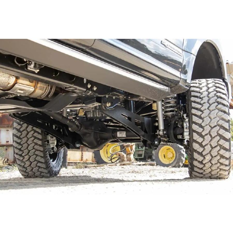 [ROUGH COUNTRY ラフカントリー]6インチリフトアップキット 非純正リアスプリング・車軸4インチ・M1ショック付き フォード F250 F350/55840_6