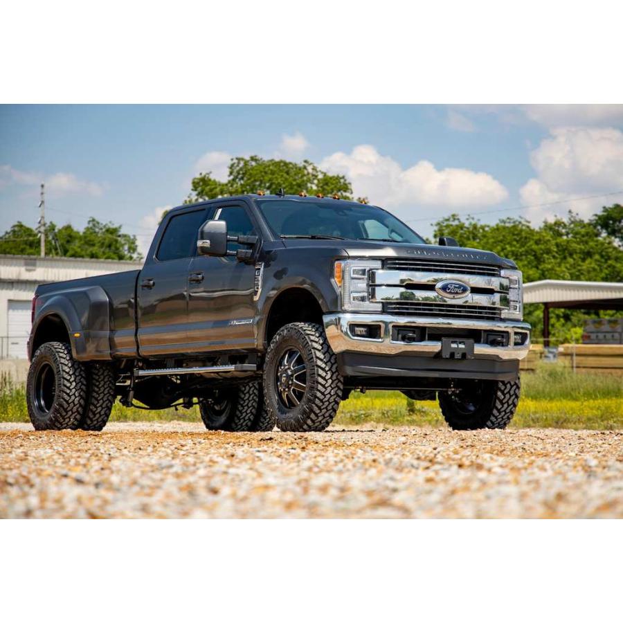[ROUGH COUNTRY(ラフカントリー)正規品]4.5インチリフトキット V2モノチューブ・Fドライブシャフト有り フォード F-350/F350/55971の画像