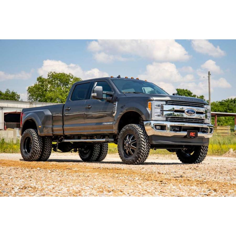 [ROUGH COUNTRY(ラフカントリー)正規品]4.5インチリフトキット V2モノチューブ・Fドライブシャフト有り フォード F-350/F350/55971の画像