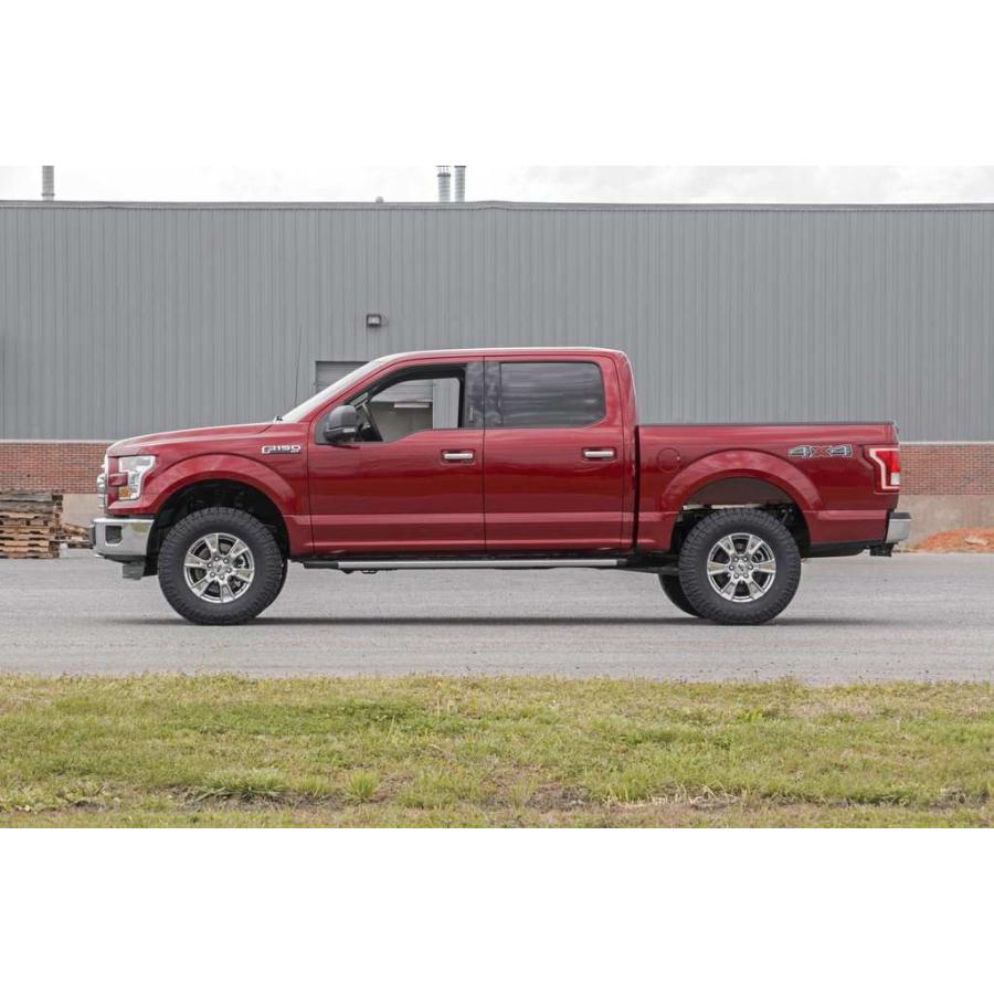 [ROUGH COUNTRY(ラフカントリー)正規輸入店]2インチリフトキット Vertexコイルオーバー・V2モノチューブ FORD フォード F-150/F150/56957の画像